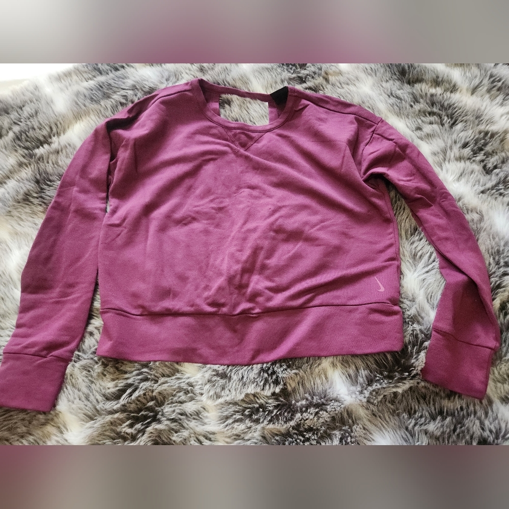 Nike pink sweatshirt